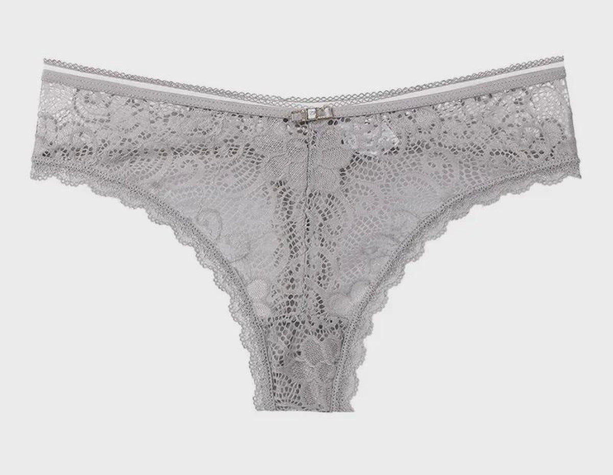 Sexy Lace Thong Panties for Women Low-Rise Cotton G-String Underwear